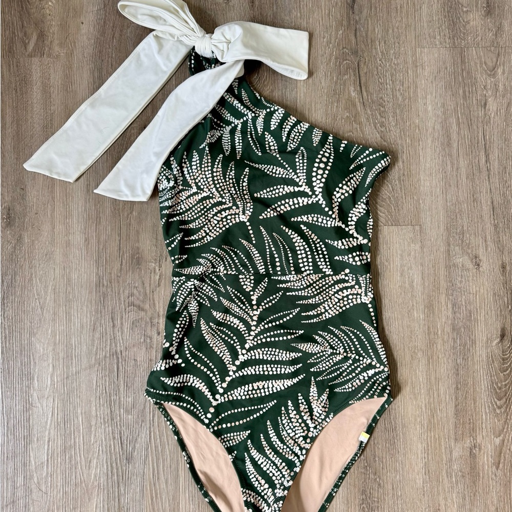 Summersalt Bow Shoulder Sidestroke Swimsuit - 6 Long Torso